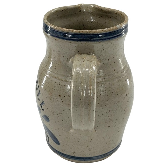 Trumbull Vintage Studio Pottery Stoneware Pitcher Marked and Signed 6.5" - Picture 3 of 10